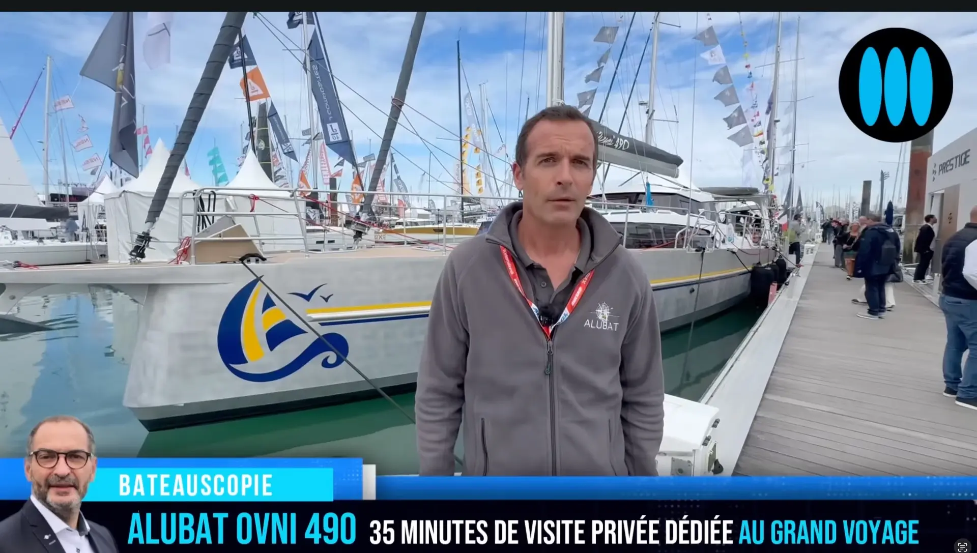 OVNI 490 video visite guidée ActuNautique avec Luc