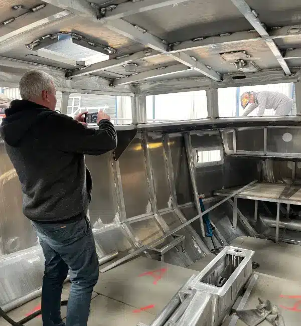 Visite chantier OVNI 370 client